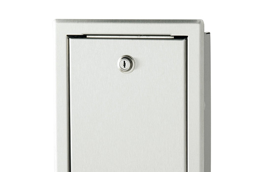 Foundations Wall Mounted Stainless Steel Liner Dispenser with Keyed Lock