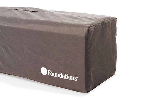 Foundations SnugFresh Elite travel yard includes a carry bag for storage