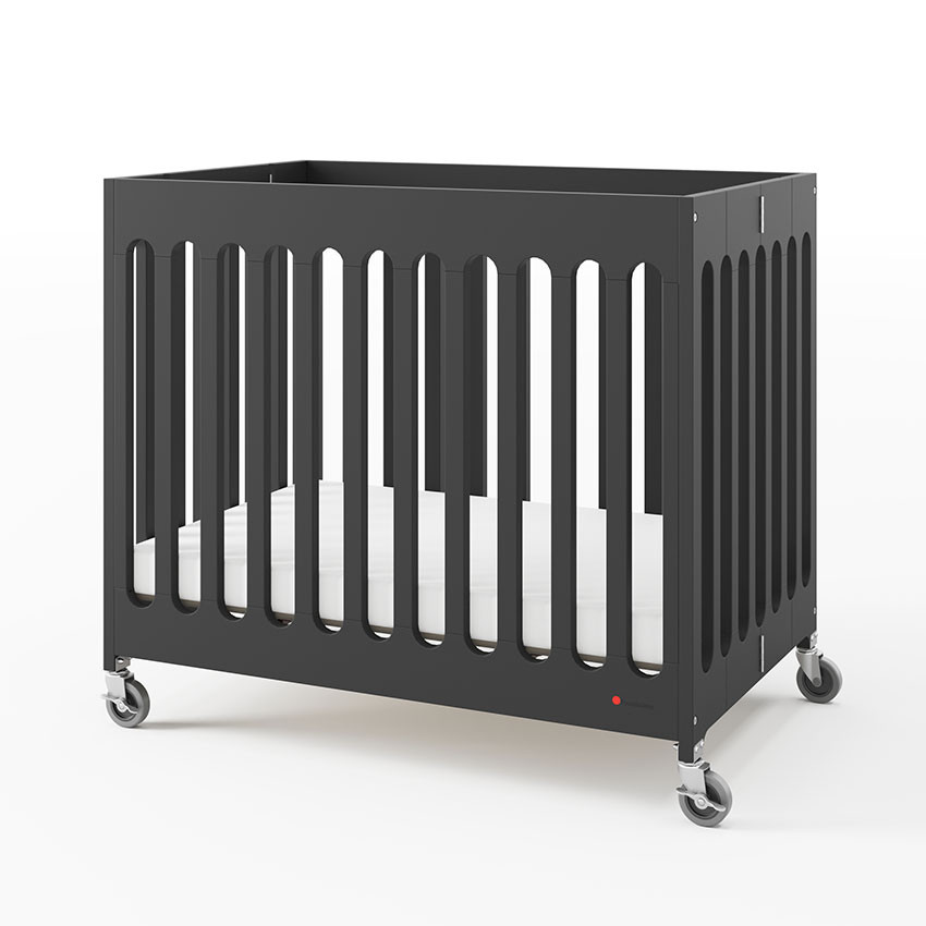 Foundations Boutique folding mini crib, Black