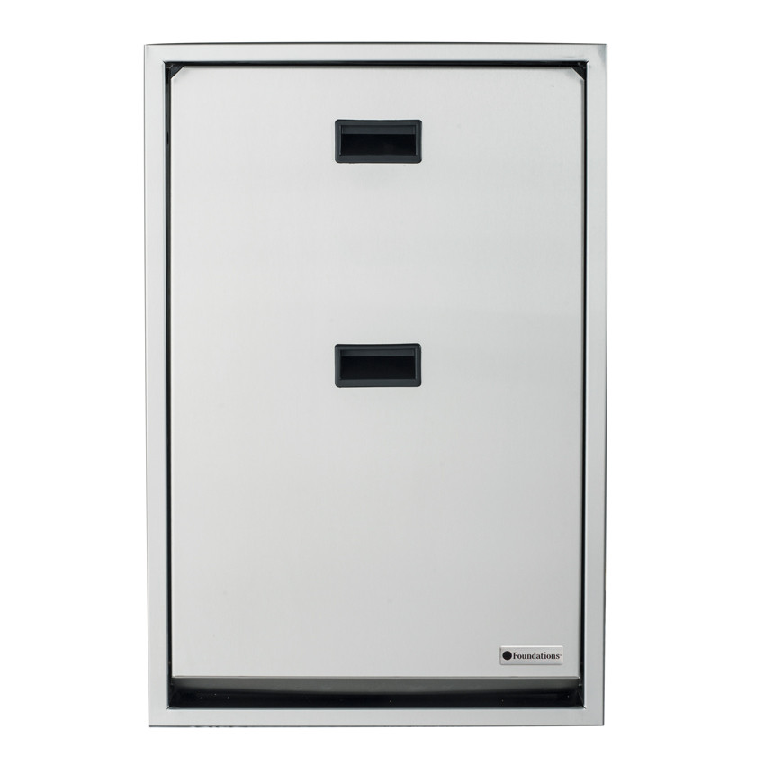Premier Stainless Vertical Recessed Mount Changing Station