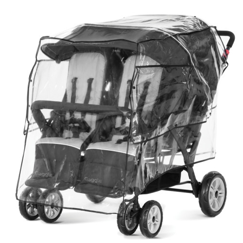 Foundations Baby Stroller Rain Cover for Quad Strollers