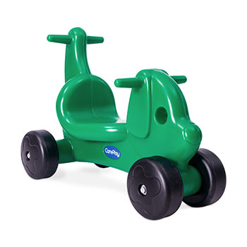 CarePlay Puppy ride on toy in green