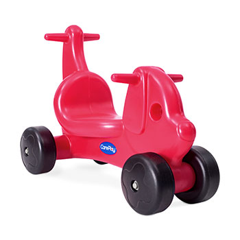 CarePlay Puppy ride on toy in red
