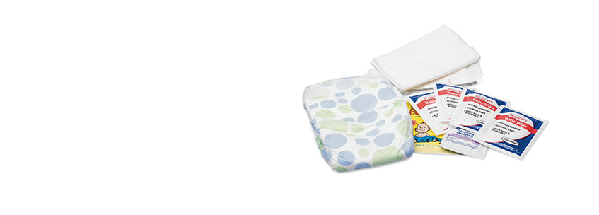 Diaper kits for Foundations stainless steel diaper vendor
