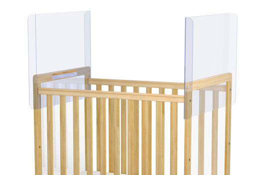 SafetyCraft Fixed-Side Mini Crib Compatible Virus Barriers