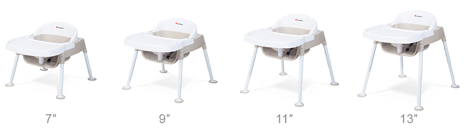 Secure Sitter Premier Height Comparison