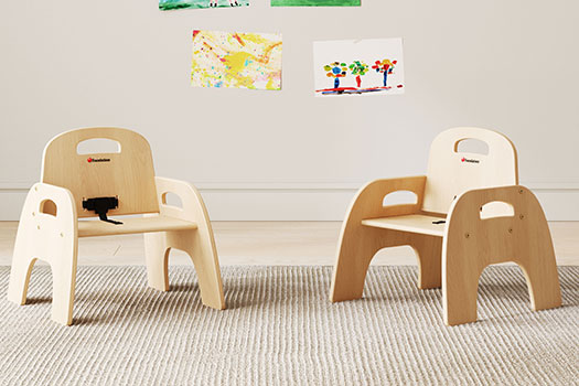 Foundations classroom chairs available in two packs