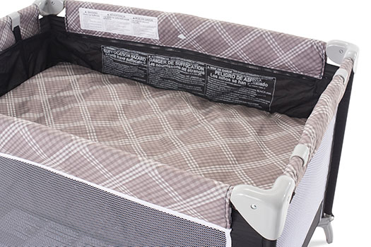 Foundations Sleep n Store travel yard can be bought with an optional bassinet for younger infants