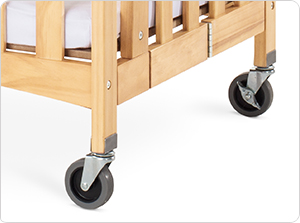 Foundations Travel Sleeper Folding Crib Commercial Casters