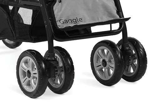 Compass trio stroller features all terrain wheels