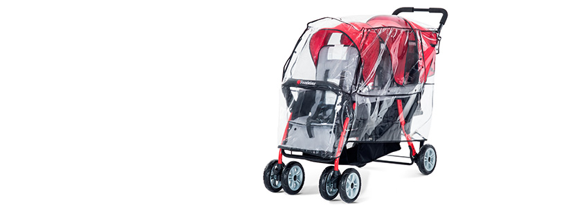 Foundations Triple Stroller Rain Cover