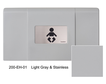 Ultra® Changing Station in Gray & Stainless Steel by Foundations