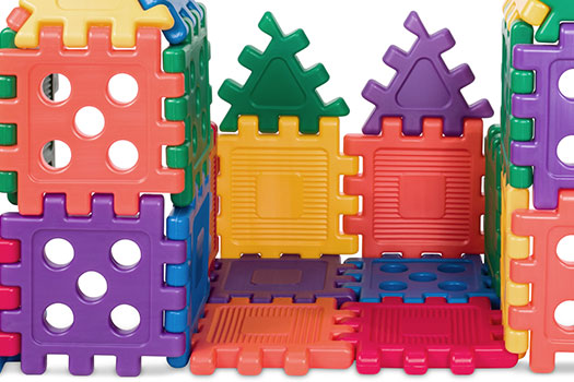 CarePlay Grid Building Blocks come in vibrant colors