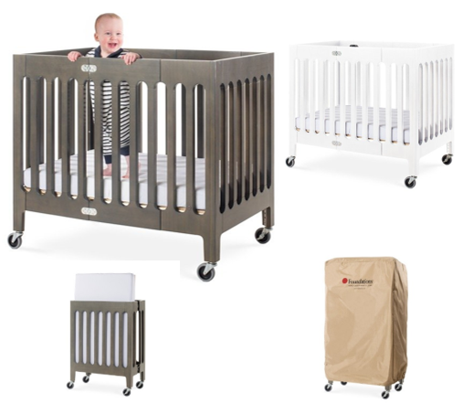Boutique™ Folding Compact Wood Crib – NEW!
    