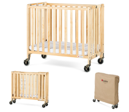 HideAway™ Wood Folding Crib