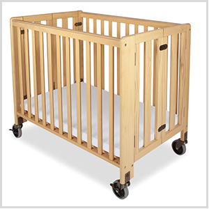 HideAway Wood Folding Crib